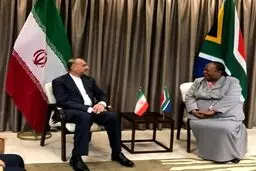 رایزنی امیرعبداللهیان و وزیر خارجه آفریقای جنوبی در پرتوریا