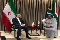 رایزنی امیرعبداللهیان و وزیر خارجه آفریقای جنوبی در پرتوریا