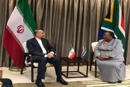 رایزنی امیرعبداللهیان و وزیر خارجه آفریقای جنوبی در پرتوریا