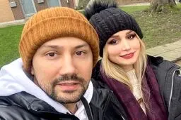 تصویری دیده نشده از شاهرخ استخری و همسرش در نروژ 