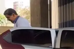 رئیس جمهور ونزوئلا سوار بر خودروی ملی ایران