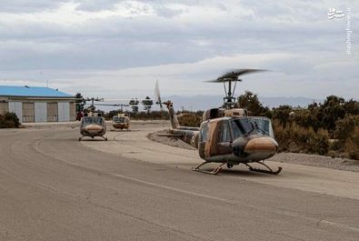 تصاویر سرلشکر باقری و فرمانده ارتش در پایگاه هوانیروز کرمان