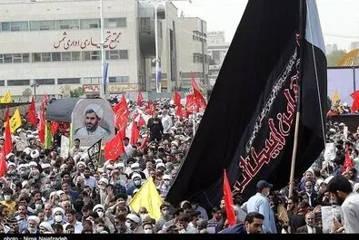 تصاویر | تشییع پیکر شهید حجت‌الاسلام اصلانی در مشهد