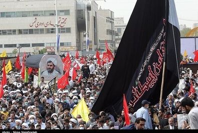 تصاویر | تشییع پیکر شهید حجت‌الاسلام اصلانی در مشهد