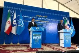 جزئیات کنفرانس خبری مشترک گروسی با اسلامی/ گروسی: هنوز کارمان تمام نشده است