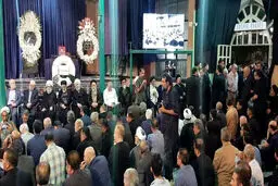 خاتمی، روحانی و کروبی در مراسم ختم مادر همسر سید حسن خمینی