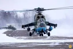 تصاویر مانور هوایی ارتش بلاروس در سیبری