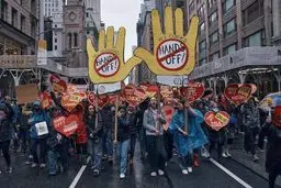 اعتراضات ضد دولتی گسترده در آمریکا علیه سیاست‌های ترامپ و ماسک