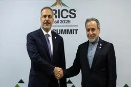 گفت‌وگوی مهم عراقچی و فیدان در حاشیه بریکس