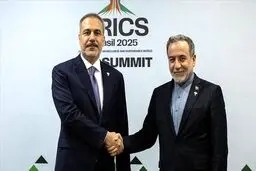 گفت‌وگوی مهم عراقچی و فیدان در حاشیه بریکس