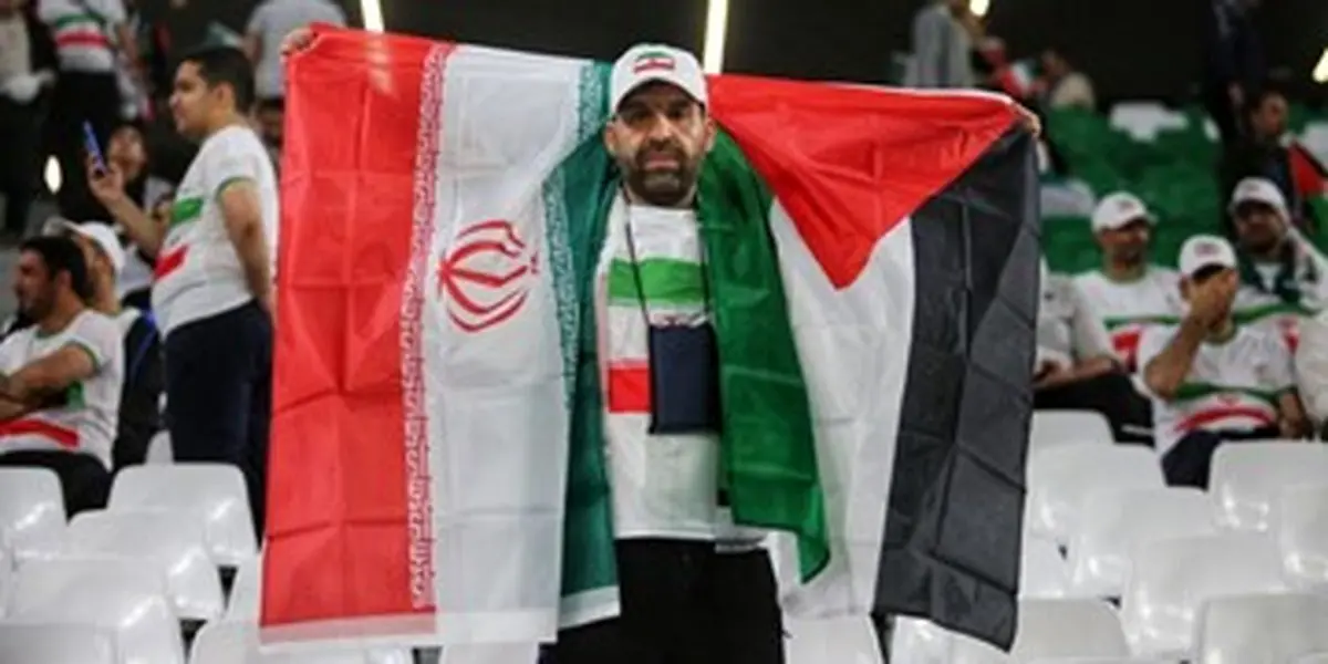  شعار«الموت لاسرائیل» هواداران ایرانی در بازی با فلسطین