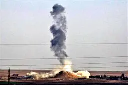 حمله صهیونیست‌ها به مدرسه آن روا واقع در نوار غزه با بمب فسفری