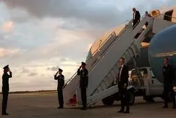 کارمای پله یقه ترامپ را گرفت + فیلم