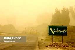 تصاویر  طوفان در منطقه سیستان