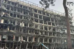 موسسه بمب‌سازان اسرائیل زیر آوار / ۳ طبقه وایزمن نابود شد!