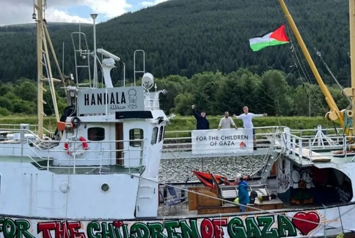 حمله صهیونیست‌ها به کشتی آزادی! 