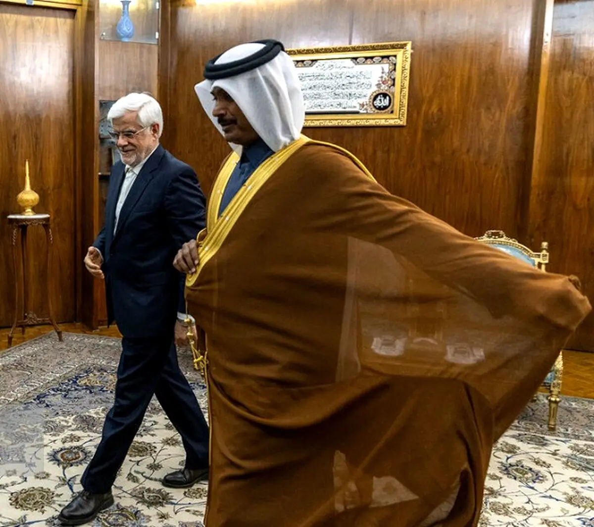 دیدار سفیر قطر با معاون اول رئیس جمهور