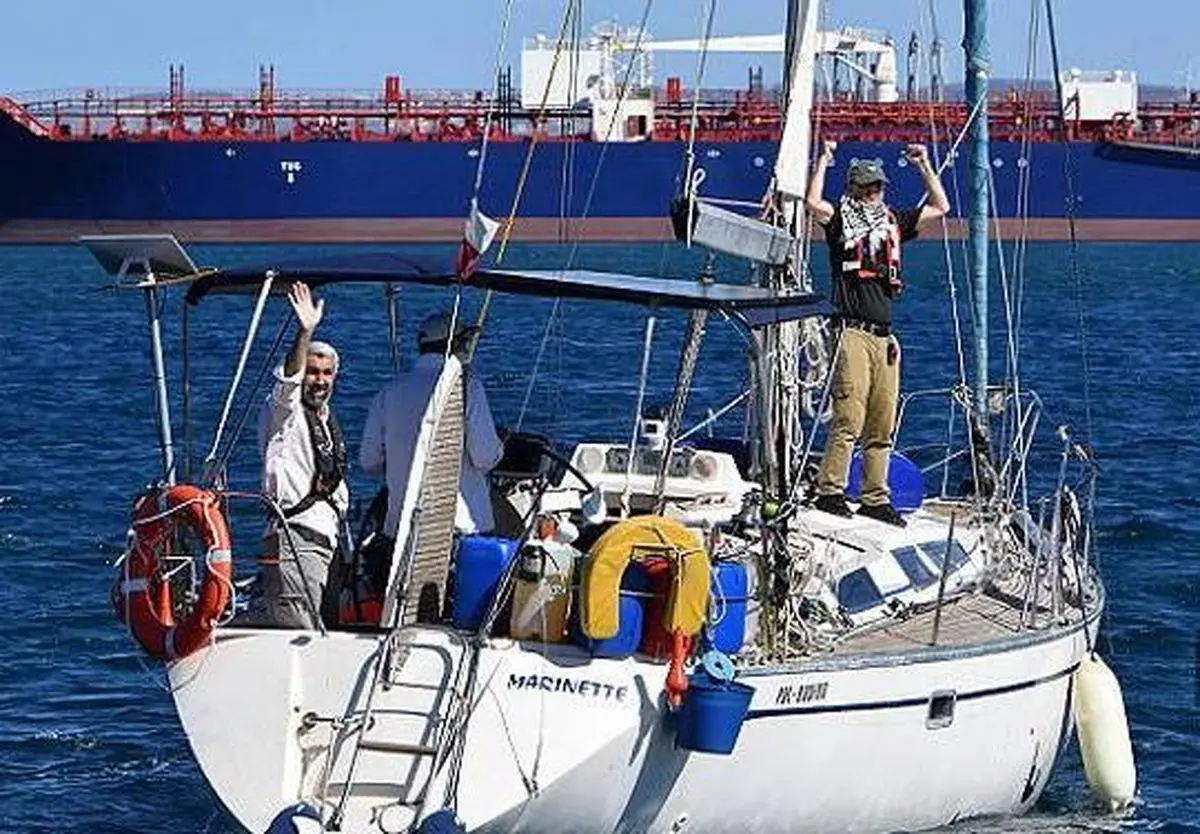 اسرائیل کاروان صمود را به شرط حضور حتی یک ایرانی می زنیم