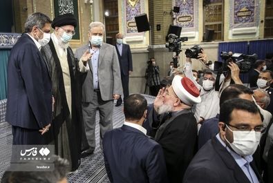 دیدار مسئولان نظام و میهمانان وحدت اسلامى‌ با رهبر انقلاب