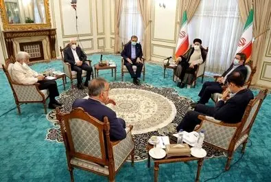 دیدار رئیسی با رقبا