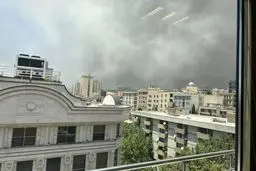 انفجار مهیب در حوالی ونک + عکس