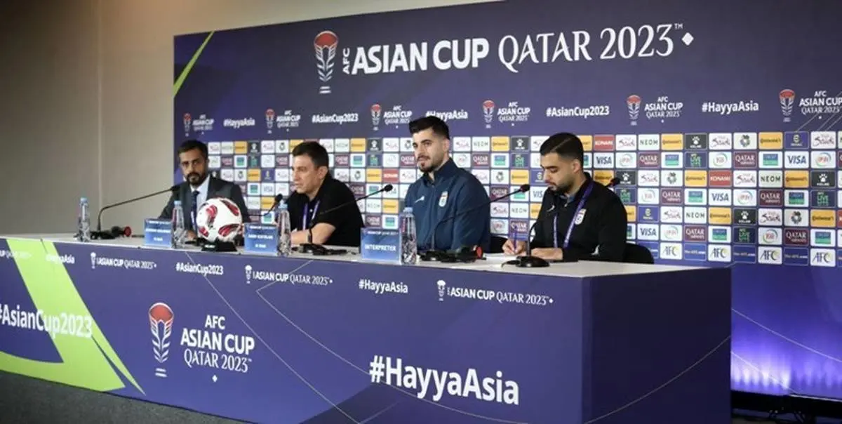 لحظه تکرار سعید عزت اللهی از نام خلیج فارس در قطر و عصبانیت اعراب