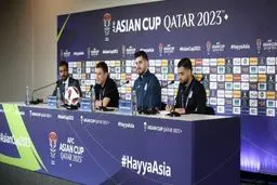 لحظه تکرار سعید عزت اللهی از نام خلیج فارس در قطر و عصبانیت اعراب