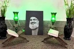 ببینید| آماده کردن پیکر حسن نصرالله برای تدفین + 16+