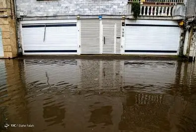 سیلاب در رشت