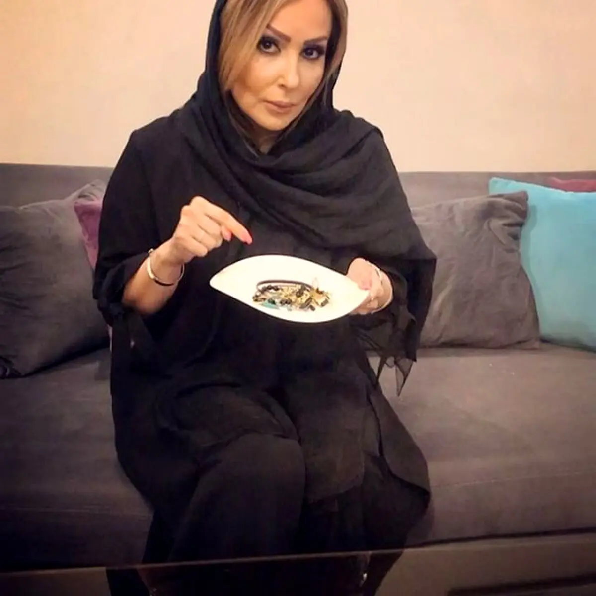 پرستو صالحی و برف بازی در غربت 