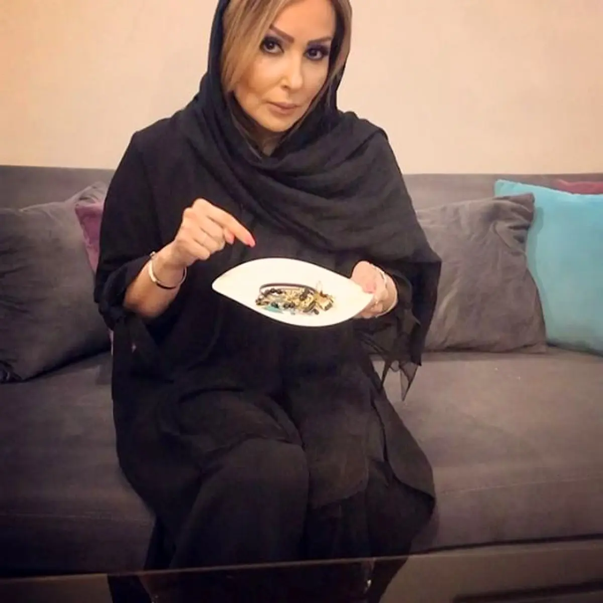 پرستو صالحی و برف بازی در غربت 