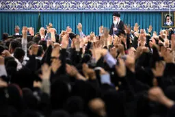 تصاویر دیدار رمضانی دانشجویان با رهبر انقلاب