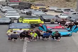 واقعیت بسته شدن جاده فیروزکوه توسط چند جوان بی درد