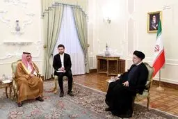 تصاویر دیدار وزیر امور خارجه عربستان با رئیسی