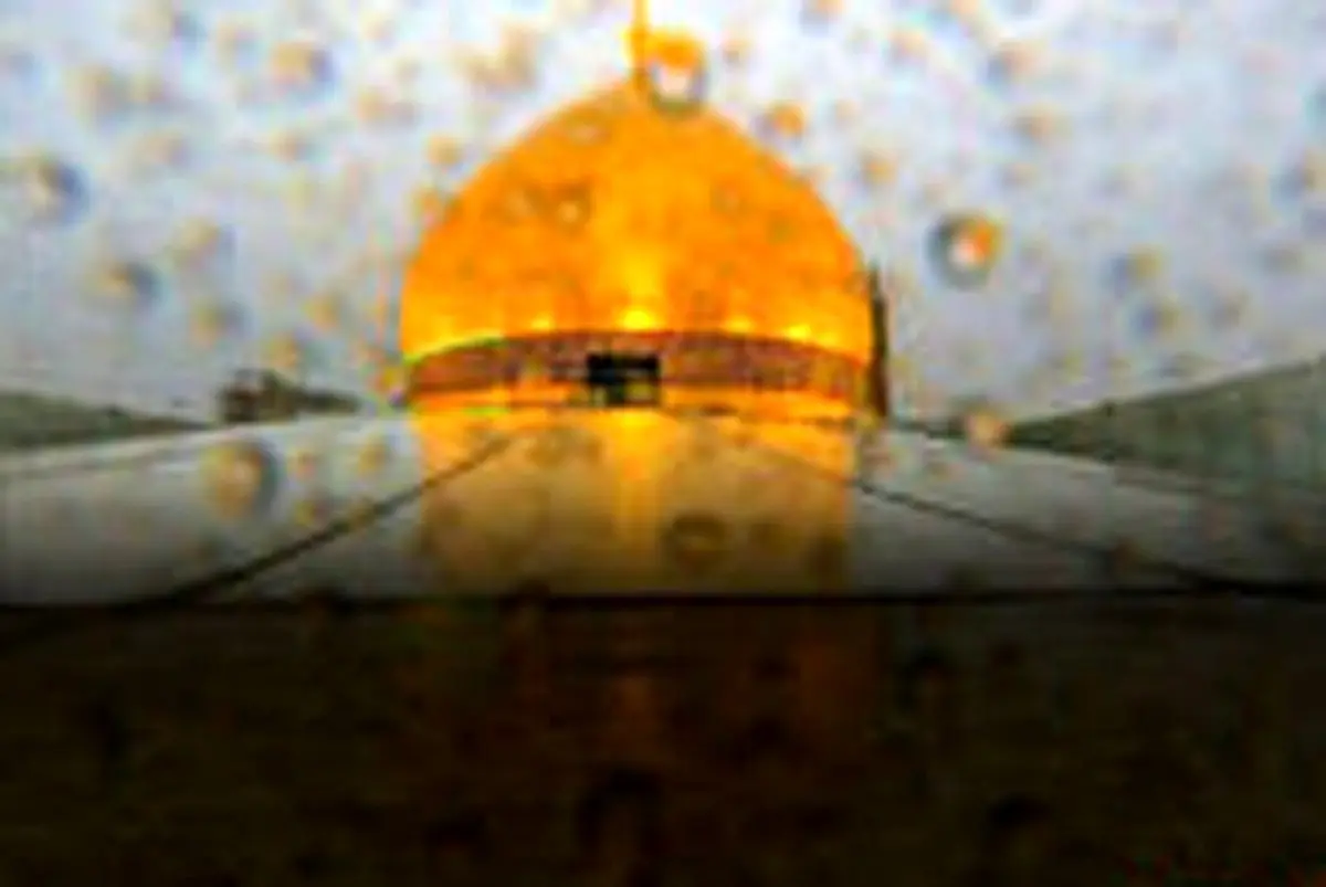  بارش شدید باران سیل آسا و تگرگ در نجف اشرف