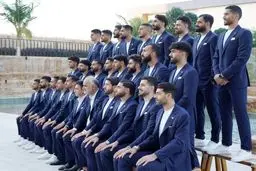 تصاویر تیم ملی فوتبال ایران در راه قطر