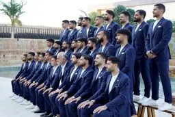 تصاویر تیم ملی فوتبال ایران در راه قطر