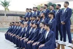 تصاویر تیم ملی فوتبال ایران در راه قطر