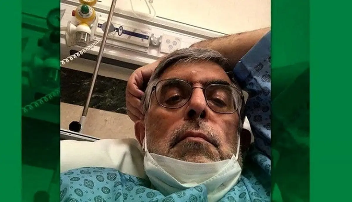 اولین عکس کرباسچی در بستر بیماری | علت بستری شدن کرباسچی در بیمارستان