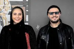 فیگور جذاب جواد عزتی در کنار همسرش | همسر جواد عزتی باردار است؟