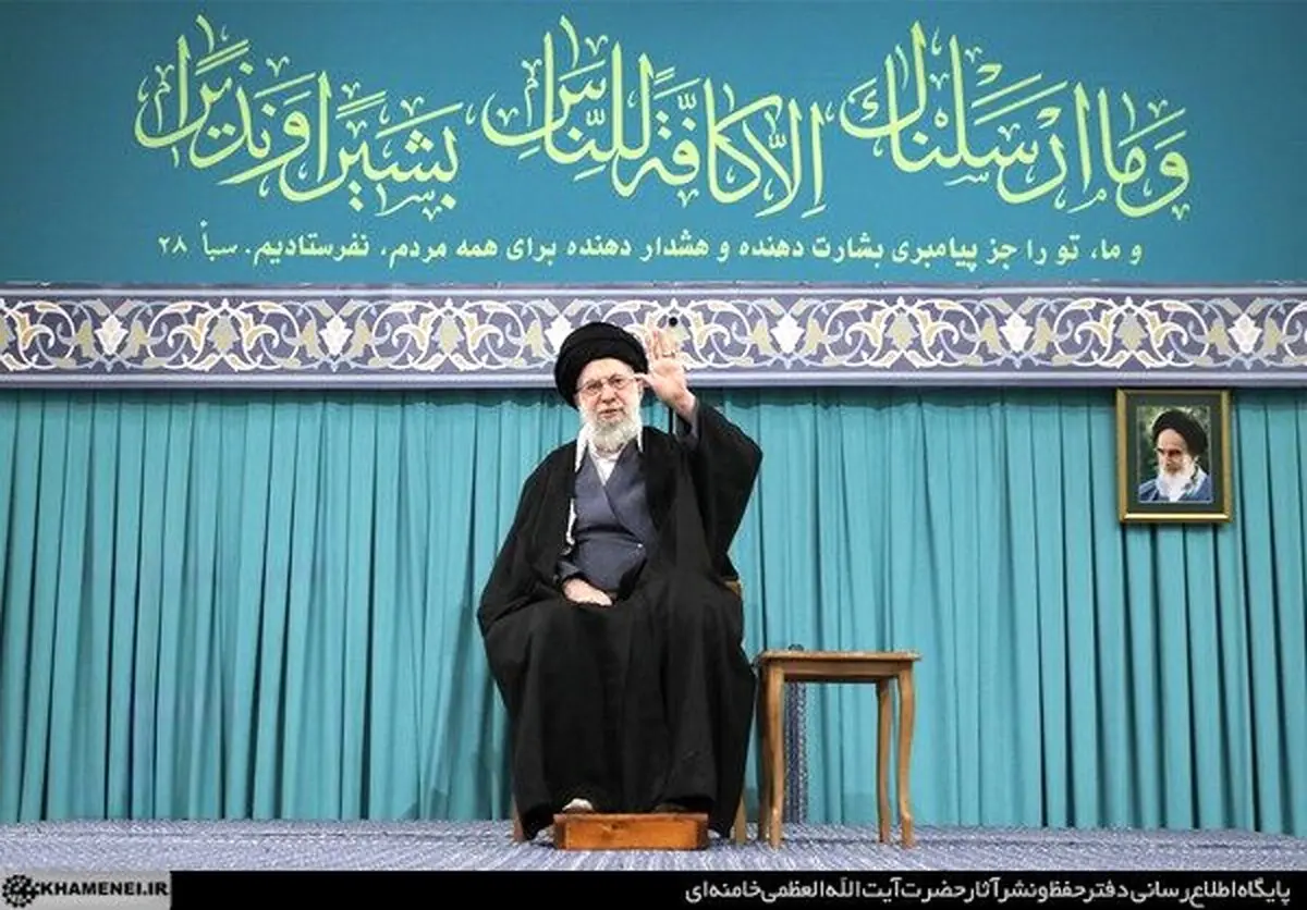 رهبر انقلاب: ما آمریکا را مجرم می‌دانیم