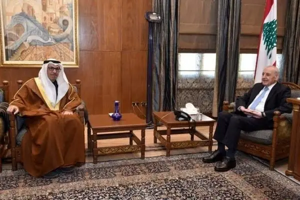 جزئیات دیدار مهم فرستاده سعودی با رئیس پارلمان لبنان