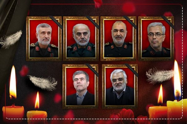 ا️سامی سرداران شهید در حمله رژیم صهیونیستی اعلام شد