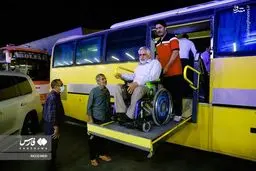 تصاویر اعزام جانبازان ۷۰ درصد به عتبات عالیات