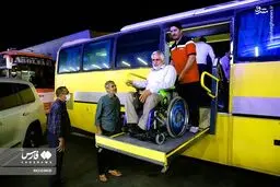 تصاویر اعزام جانبازان ۷۰ درصد به عتبات عالیات