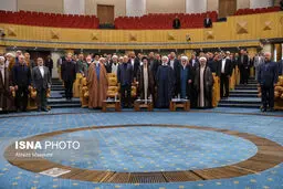 تصاویر گرامیداشت هفته قوه قضاییه با حضور سران قوا 