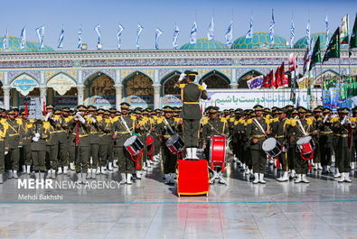 عهد سربازی در مسجد مقدس جمکران