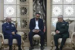 تصاویر دیدار سرلشکر  و رئیس ستاد کل نیروهای مسلح عربستان