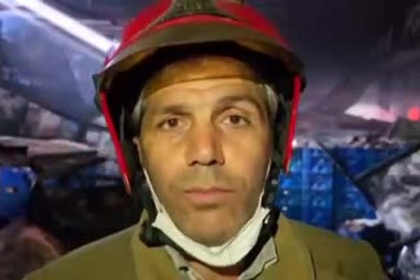  آتش‌سوزی وسیع در کارخانه لبنیات در تهران
