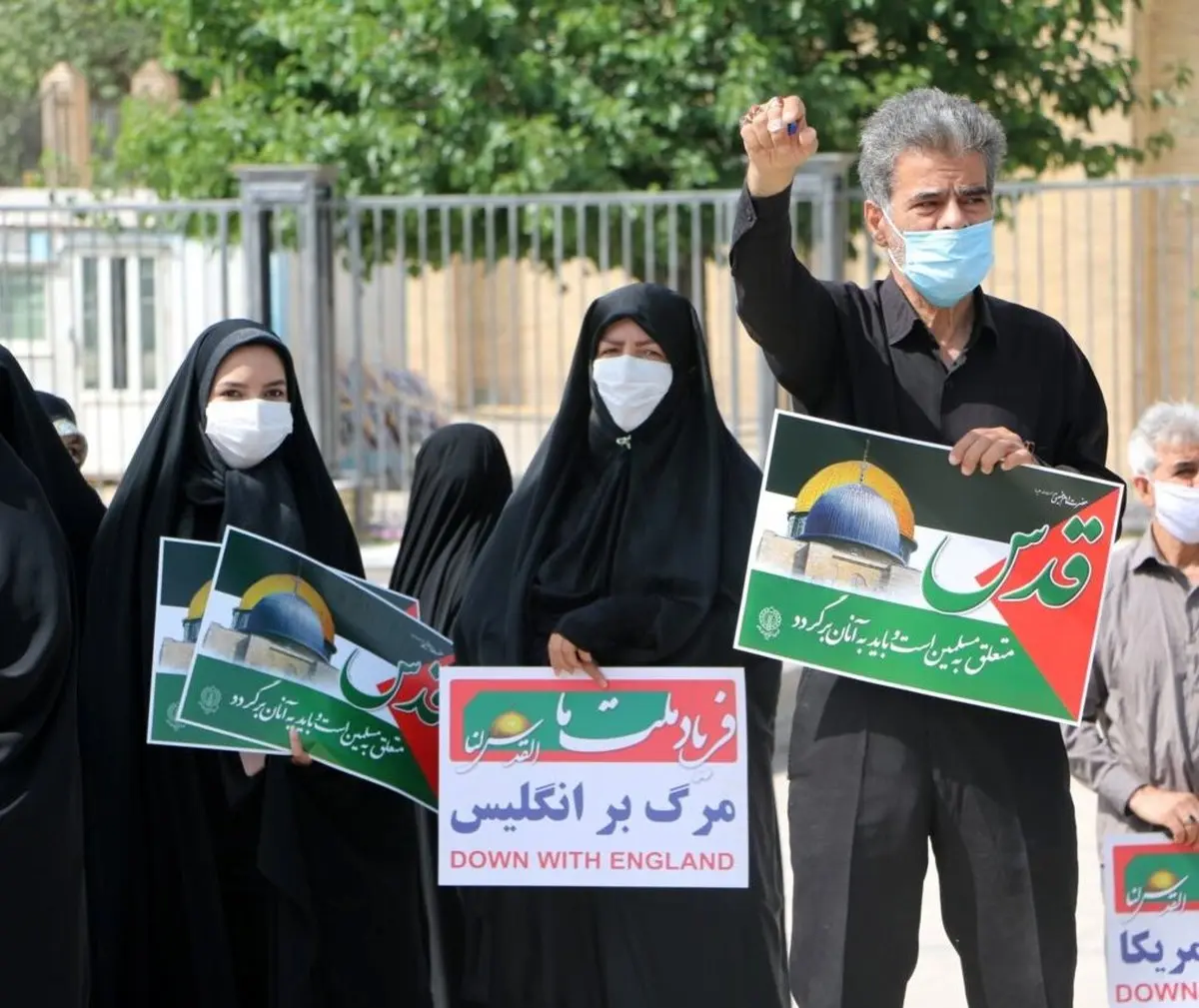 چند تجمع خودجوش مردمی در حمایت از فلسطینیان در مشهد برگزار شد
